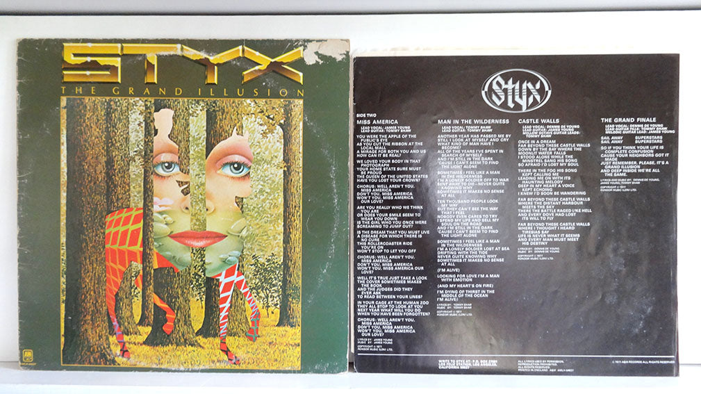 Styx - The Grand Illusion, UK1977, VG/G