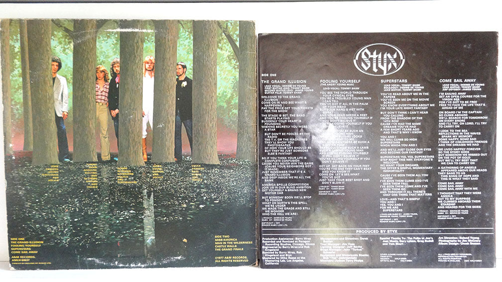 Styx - The Grand Illusion, UK1977, VG/G