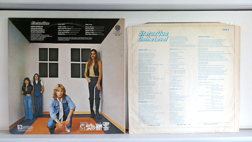 Status Quo - On The Level, UK1975, VG+/VG+