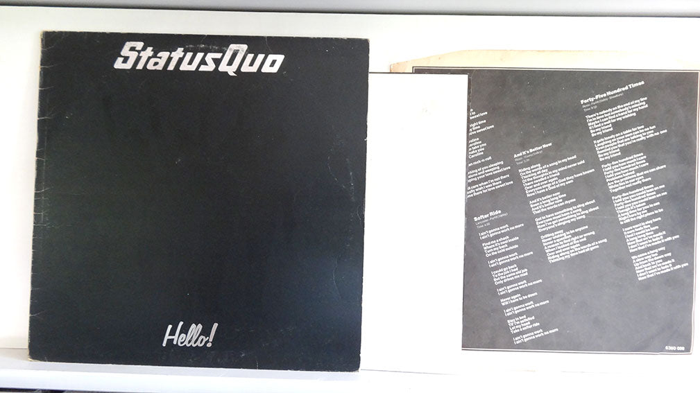 Status Quo - Hello, UK1973, VG+/VG