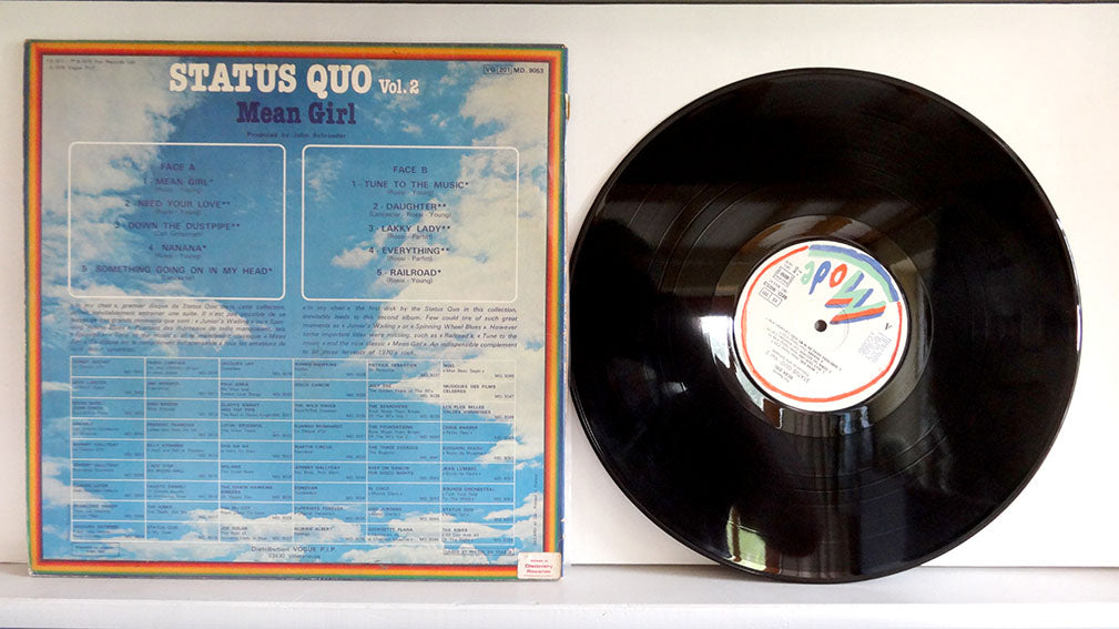 Status Quo - Vol 2, Mean Girl, FR1979, VG+/VG+