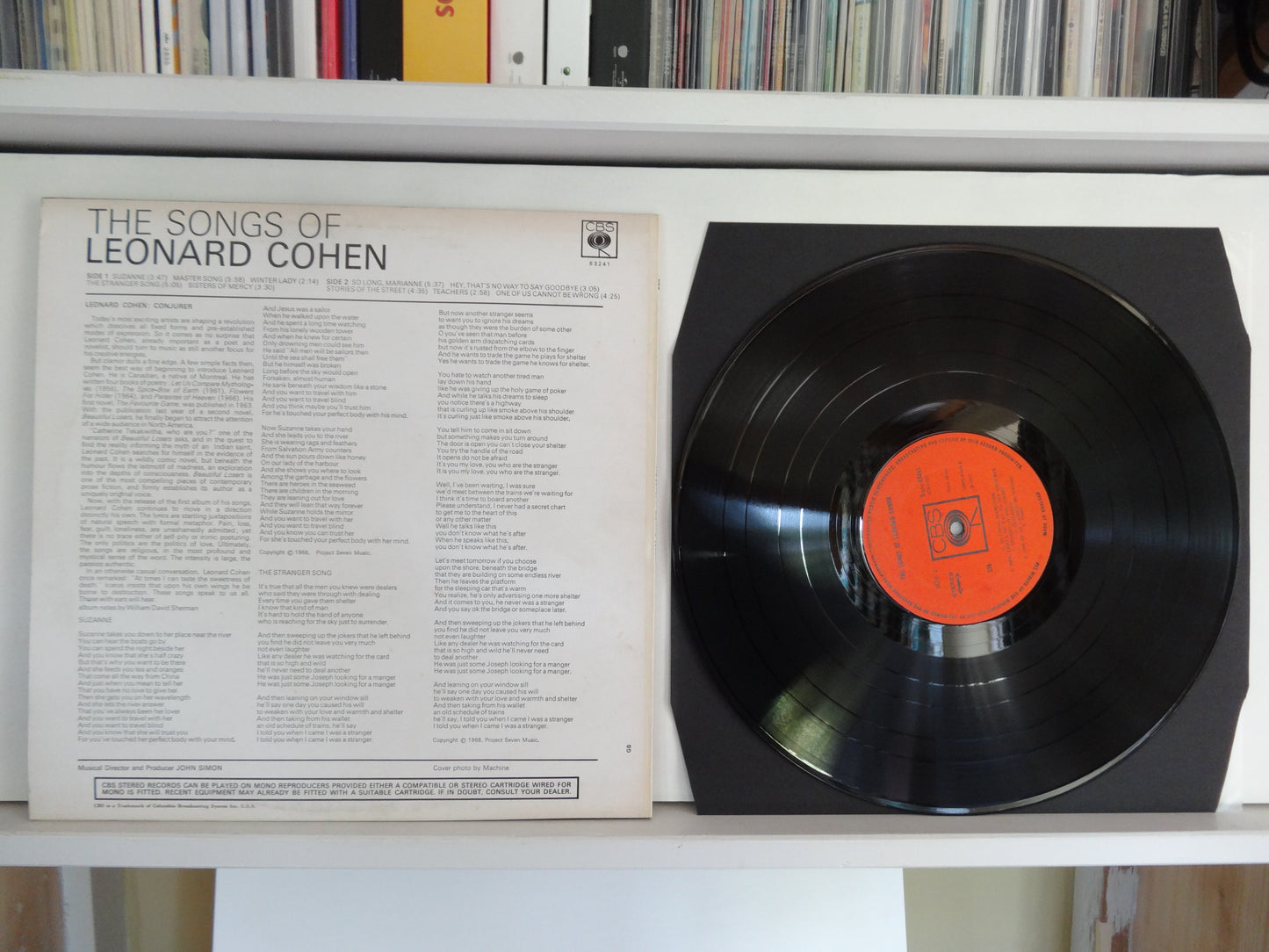 Leonard Cohen - The Songs Of Leonard Cohen, LP, UK1968 A1/B1