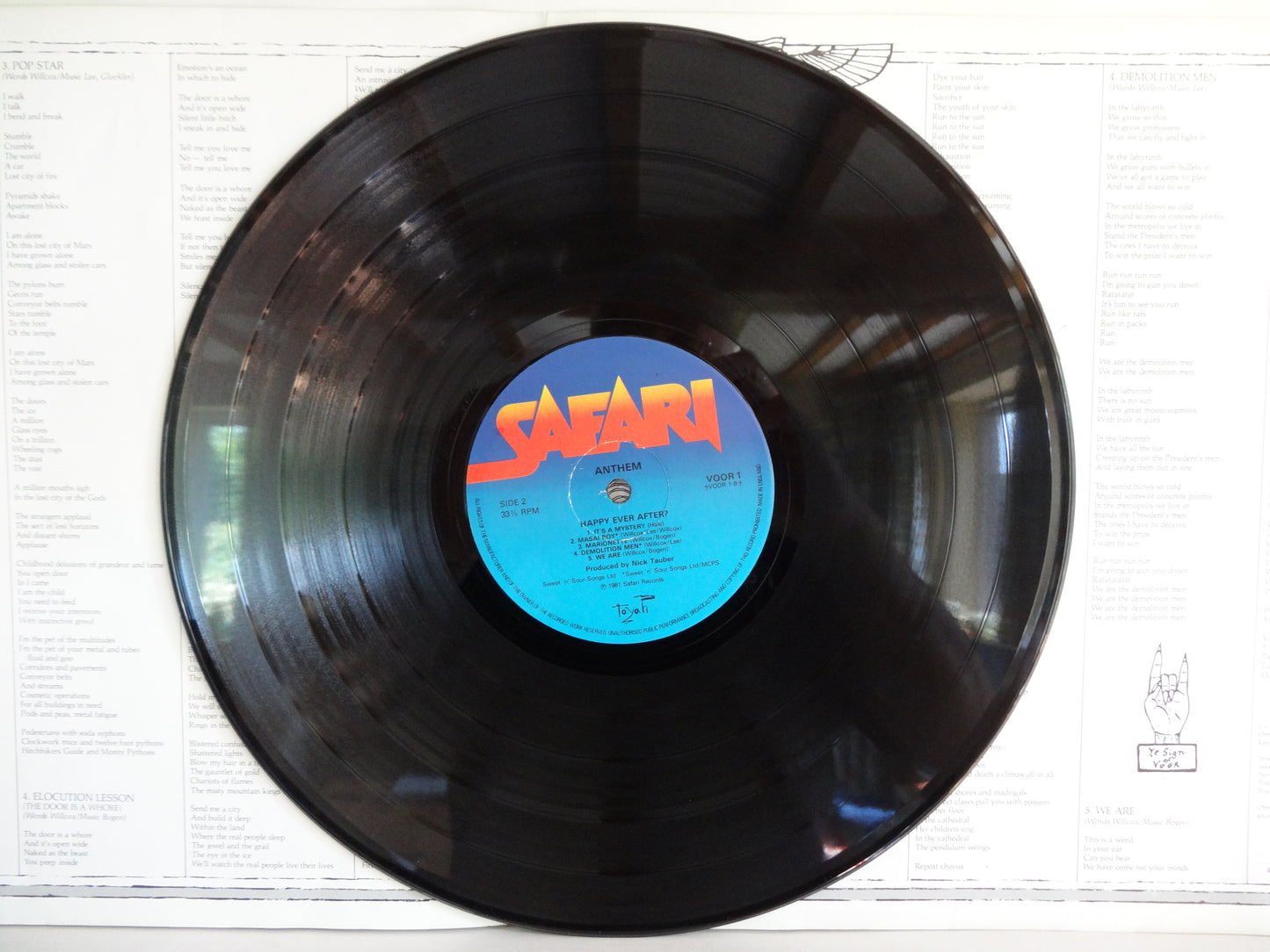 Toyah - Anthem, LP, UK1981