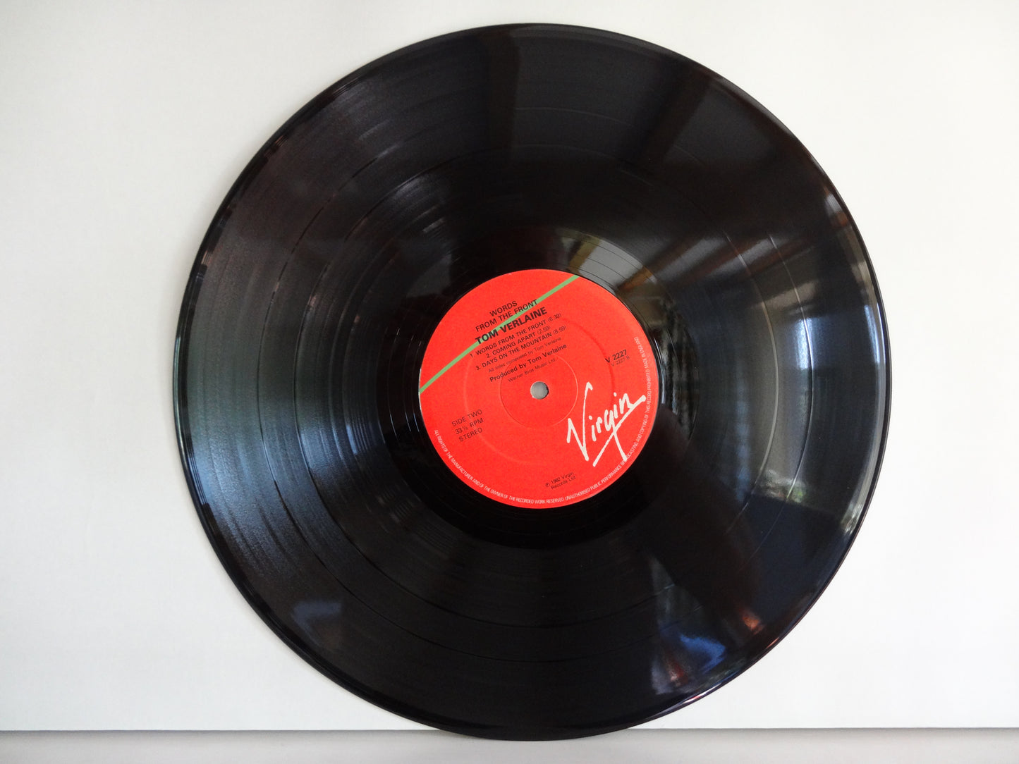 Tom Verlaine - Words From The Front, LP, UK1982