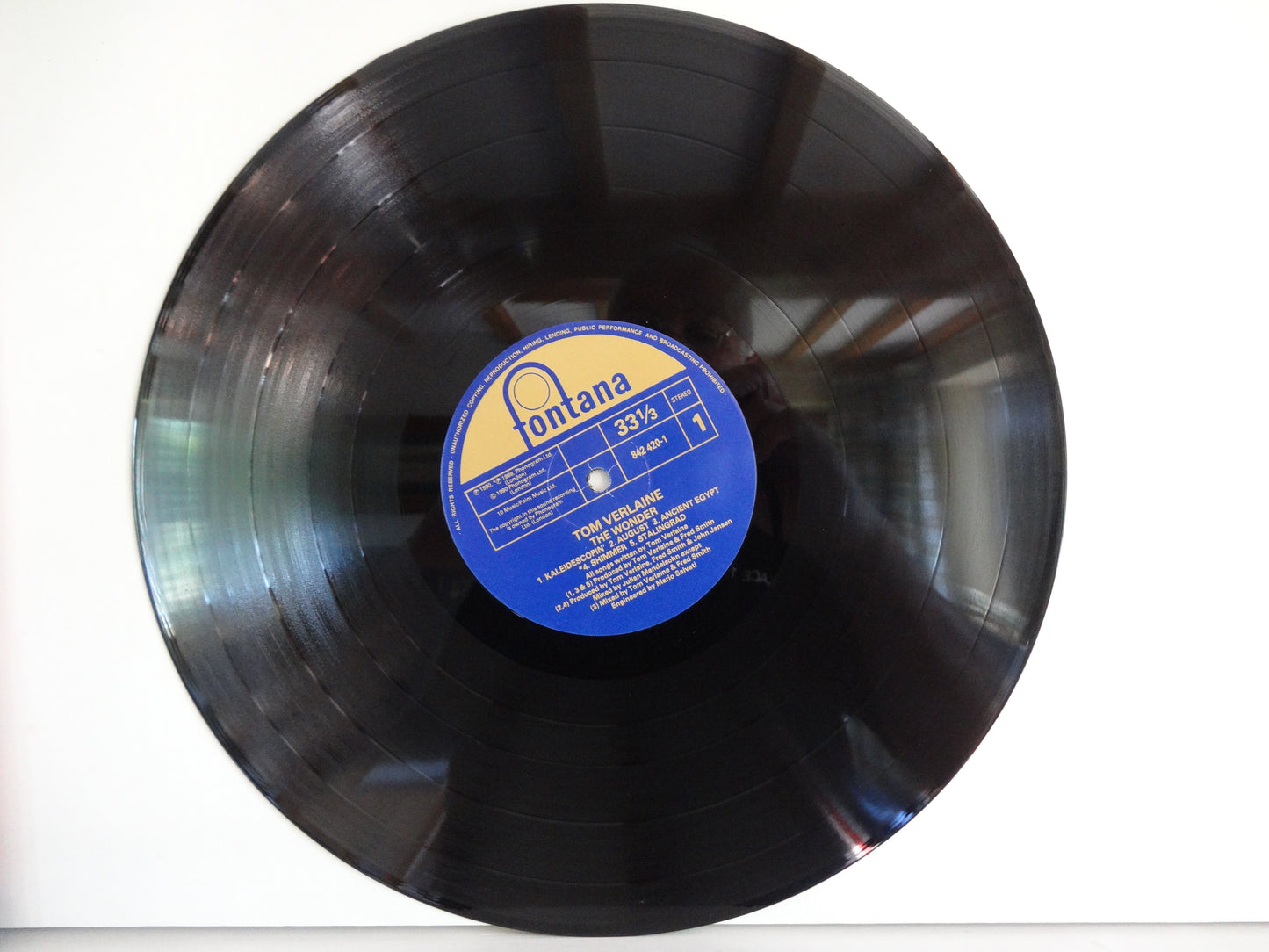 Tom Verlaine - The Wonder, LP, UK1990