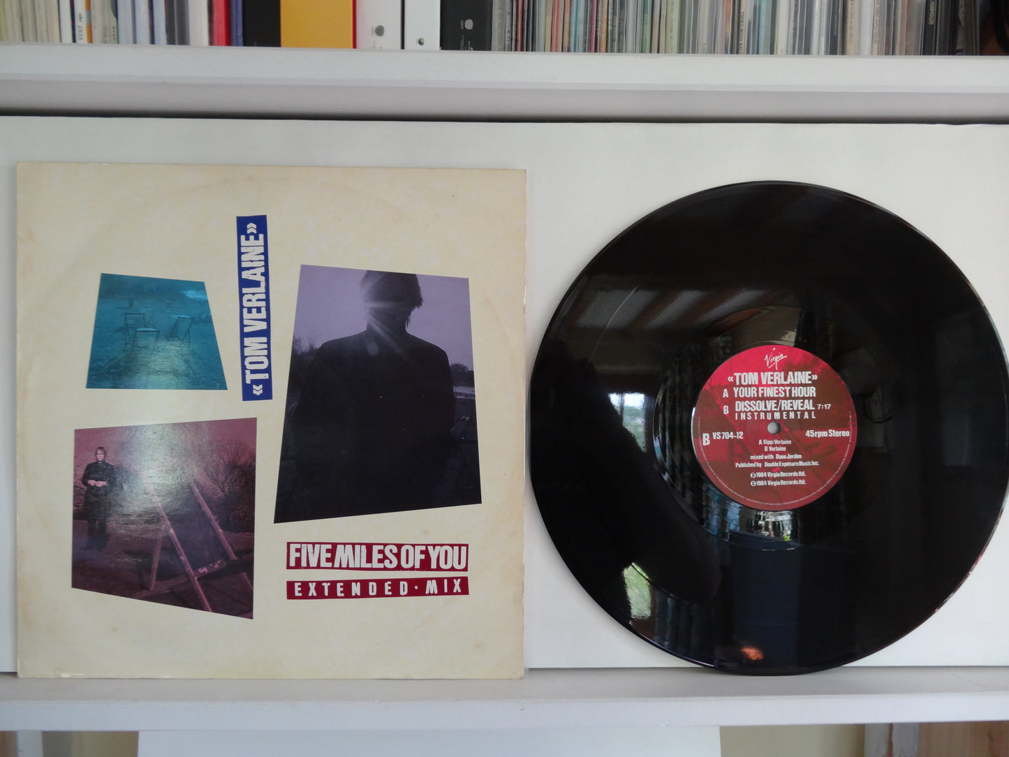 Tom Verlaine - Five Miles Of You, 12" EP, UK1984