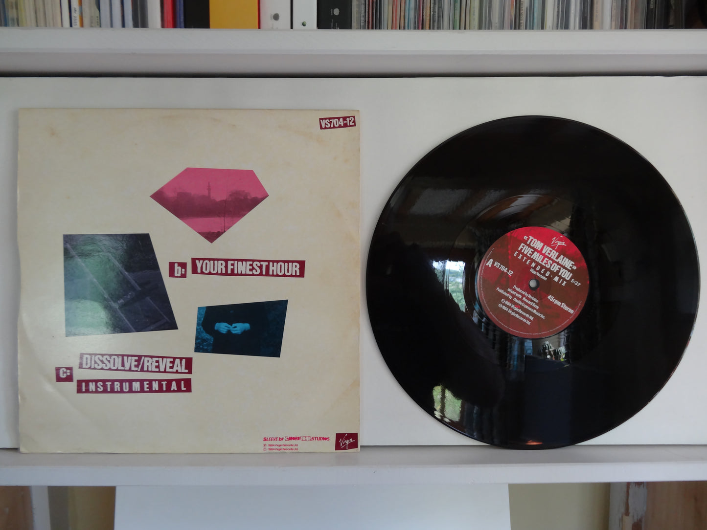 Tom Verlaine - Five Miles Of You, 12" EP, UK1984