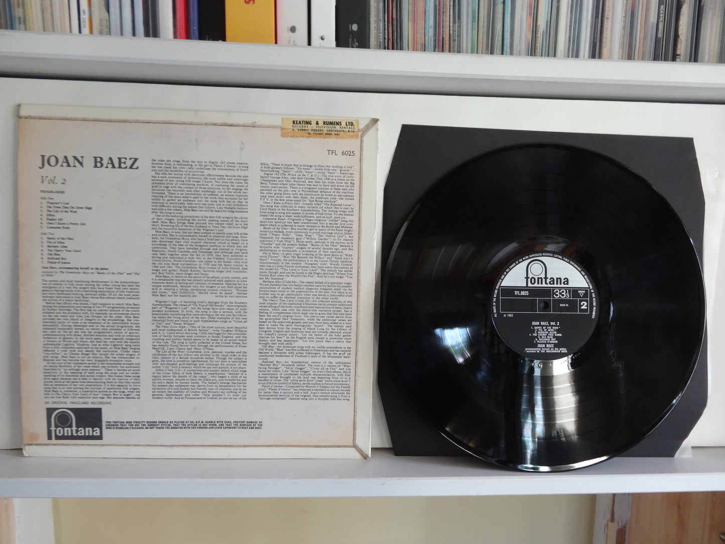 Joan Baez - Joan Baez Volume 2, LP MONO, UK1964