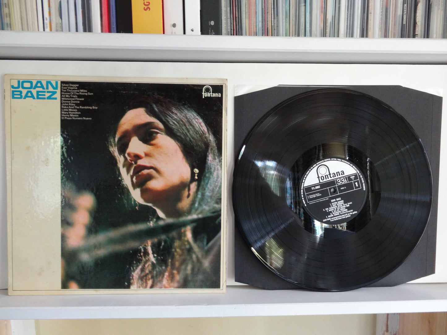 Joan Baez - Joan Baez, LP, UK mid 60's repress, MONO