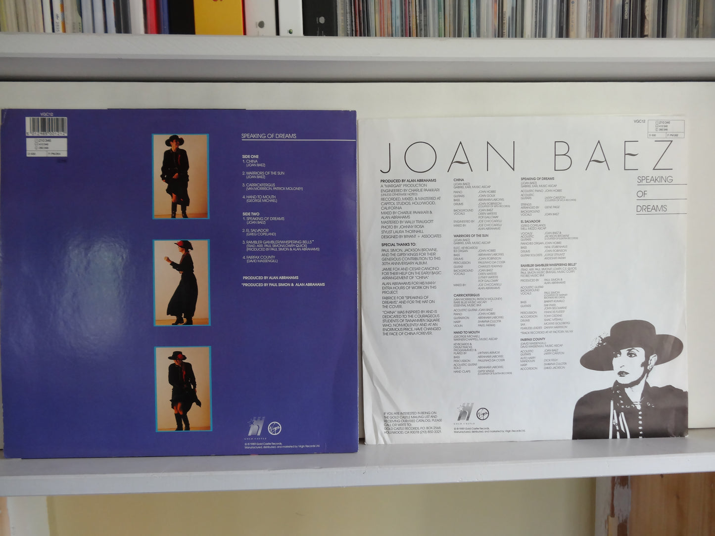 Joan Baez - Speaking Of Dreams, LP, EU1989