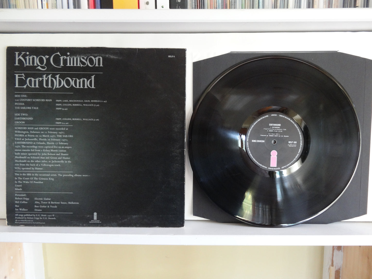 King Crimson - Earthbound, LP, UK1972 (misprint)
