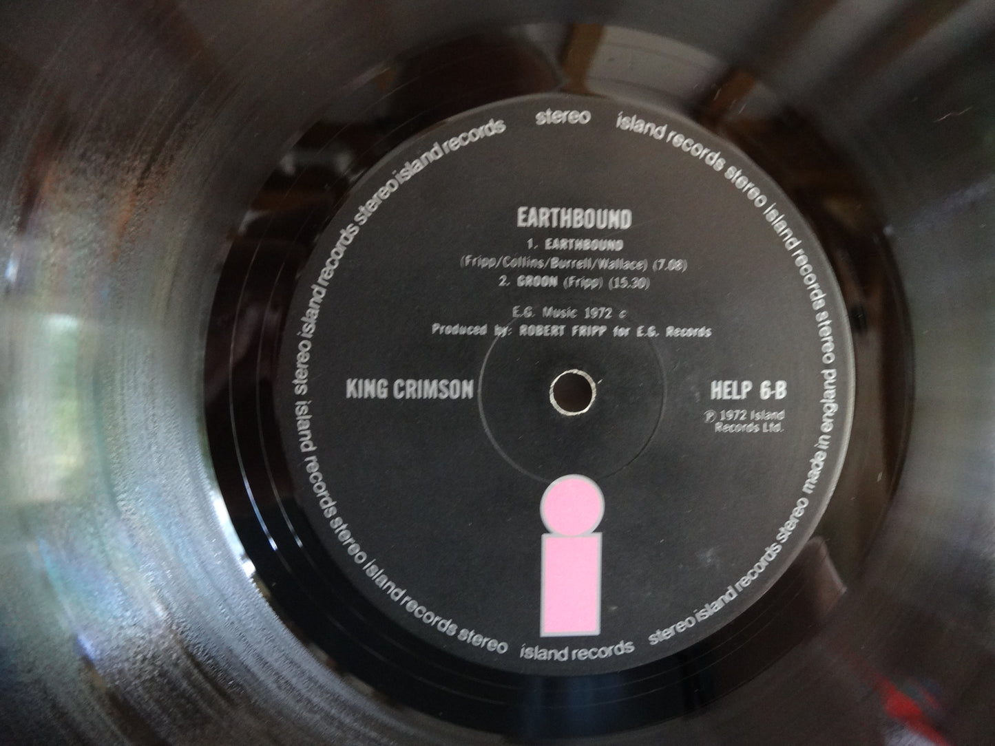 King Crimson - Earthbound, LP, UK1972 (misprint)
