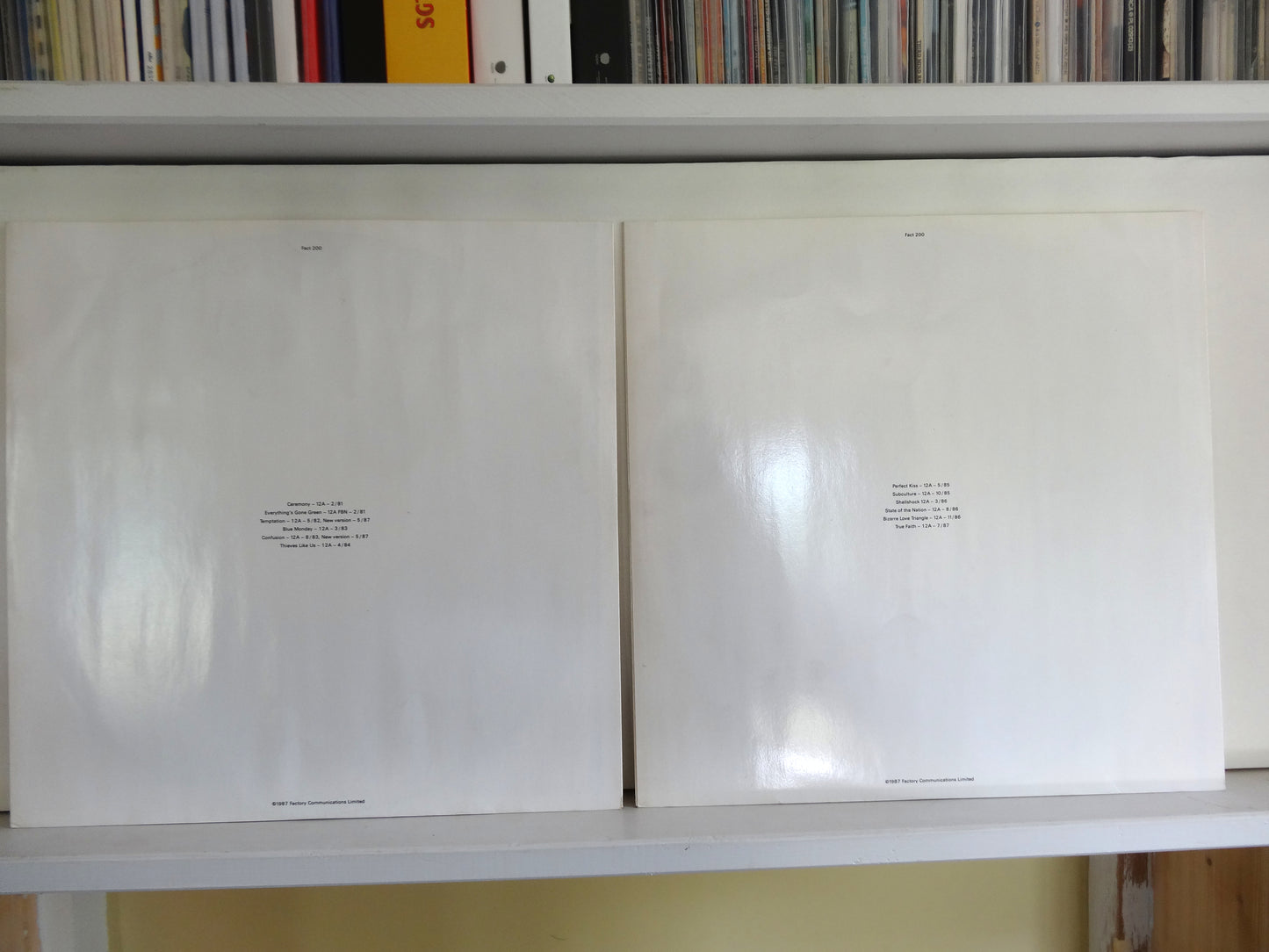 New Order - Substance, 2xLP, UK1987 First Press 'Embossed' FACT200