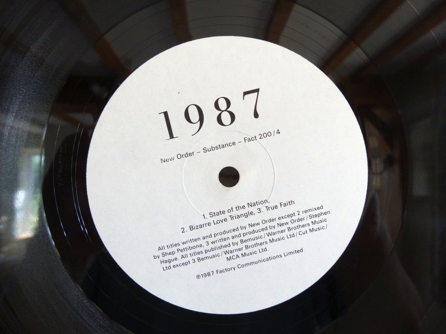 New Order - Substance, 2xLP, UK1987 First Press 'Embossed' FACT200