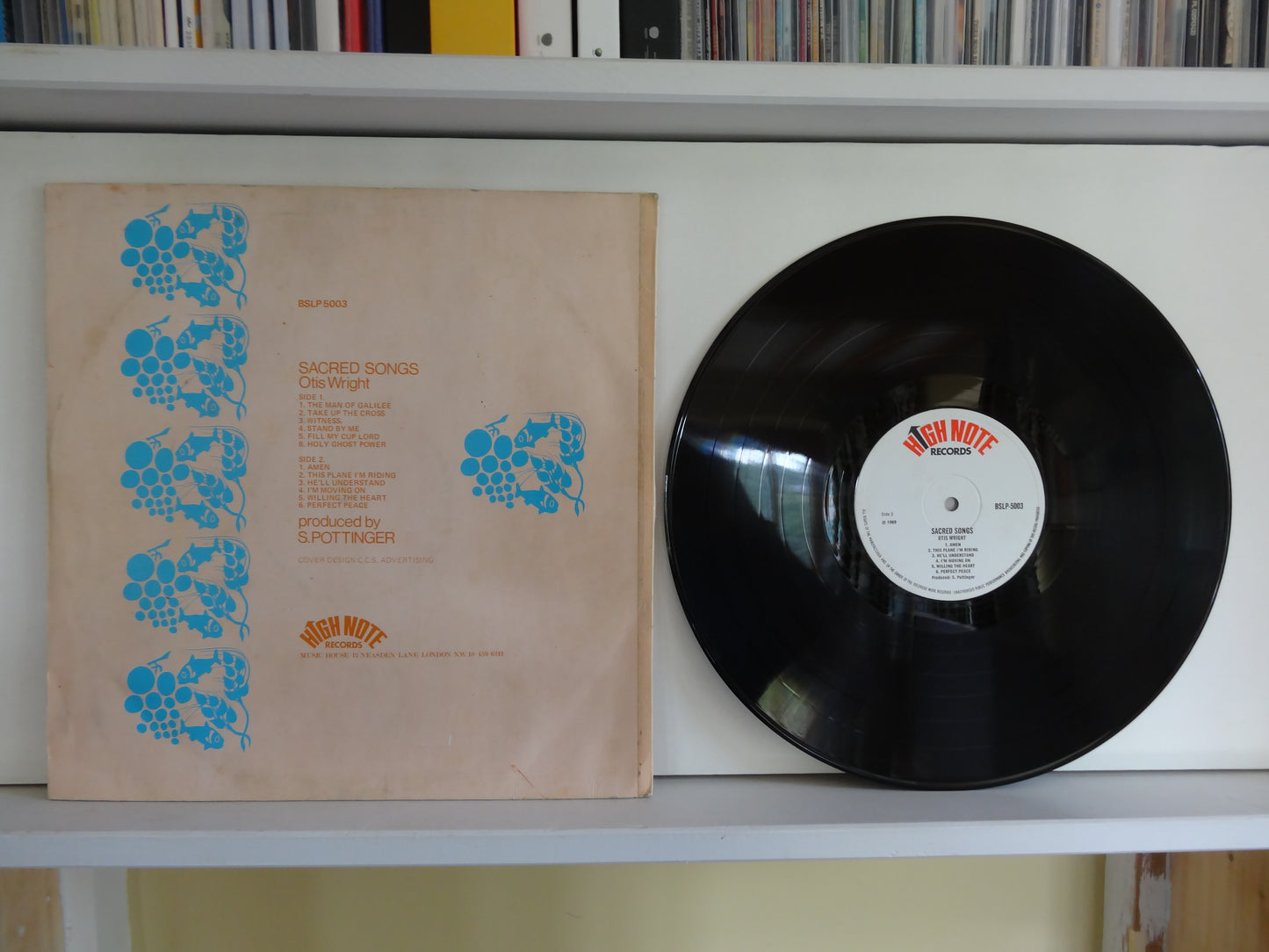 Otis Wright - Sacred Songs, LP, UK1969