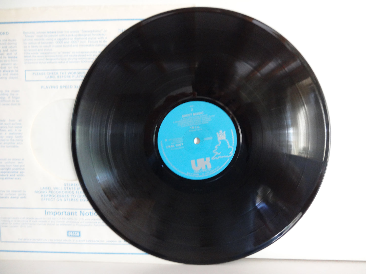 10cc -Sheet Music, LP, UK1974