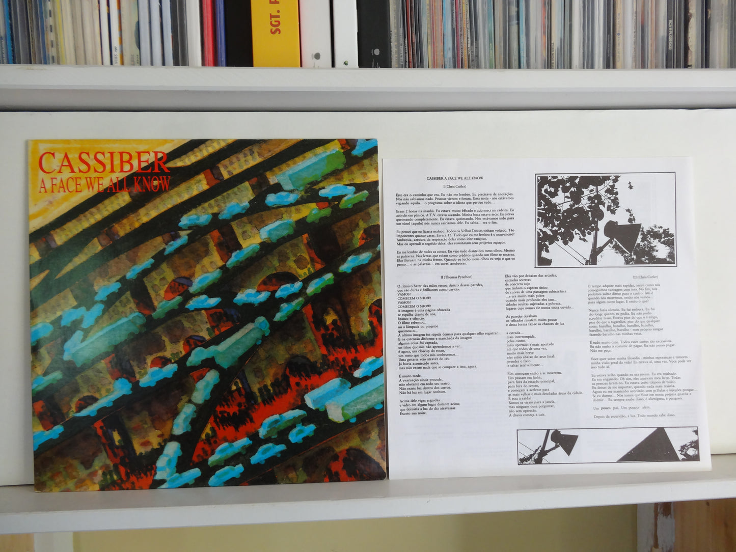 Cassiber - A Face We All Know, LP, Brazillian press, Jazz Rock, 1990