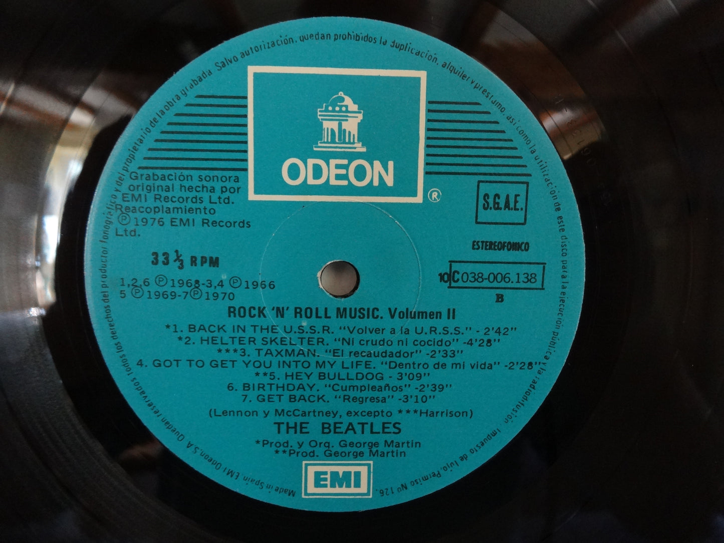 The Beatles - Rock and Roll Music Vol 2, LP, SP1981