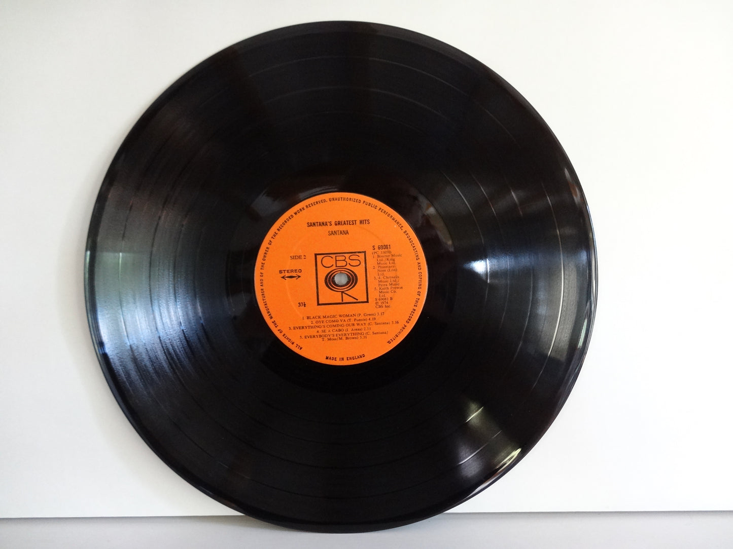 Santana - Greatest Hits, LP, UK1974