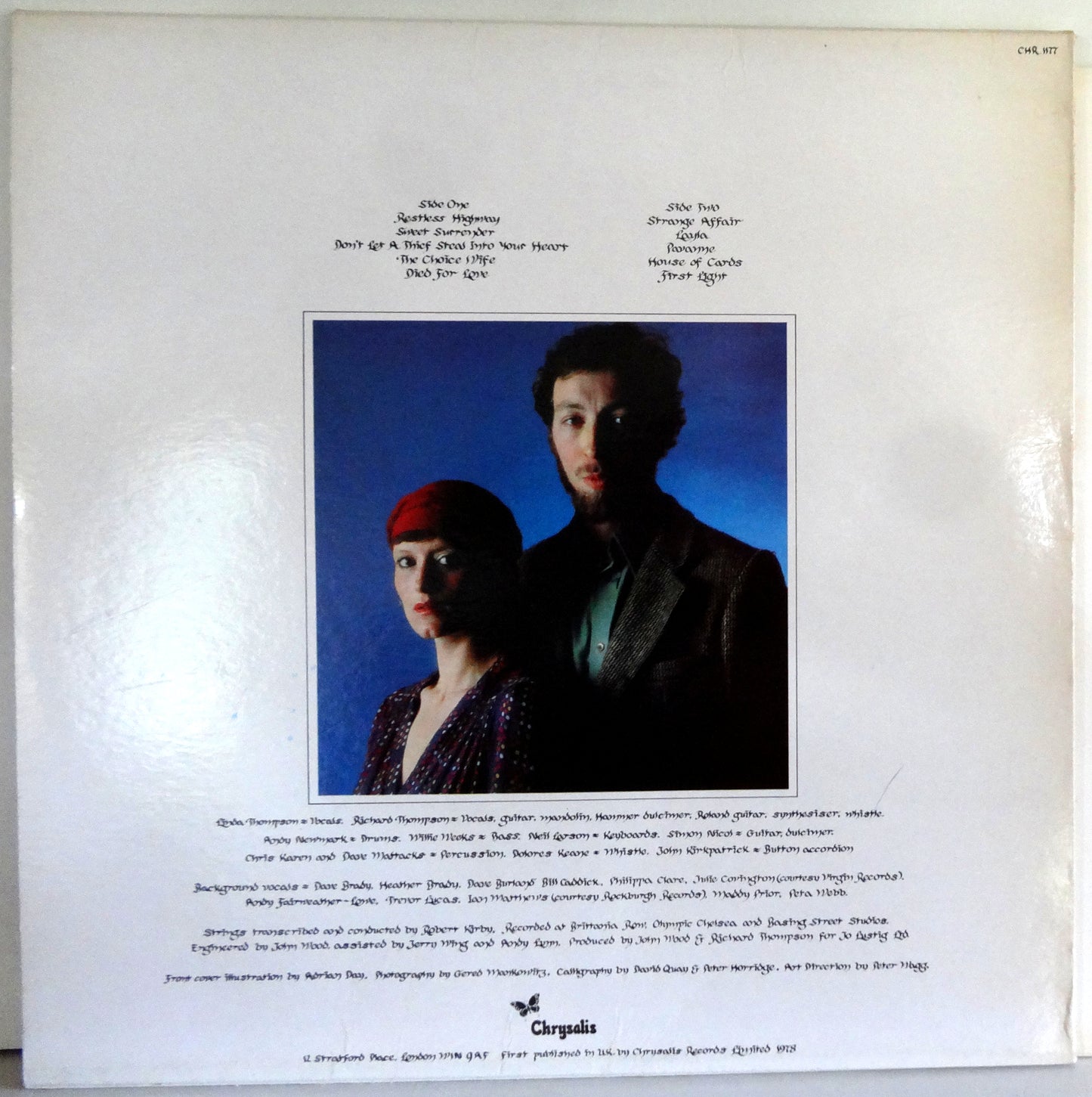Richard and Linda Thompson - First Light, LP, UK1978