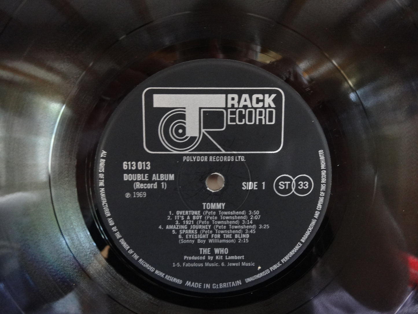 The Who - Tommy, 2xLP, UK1969 Ltd Edition First Press