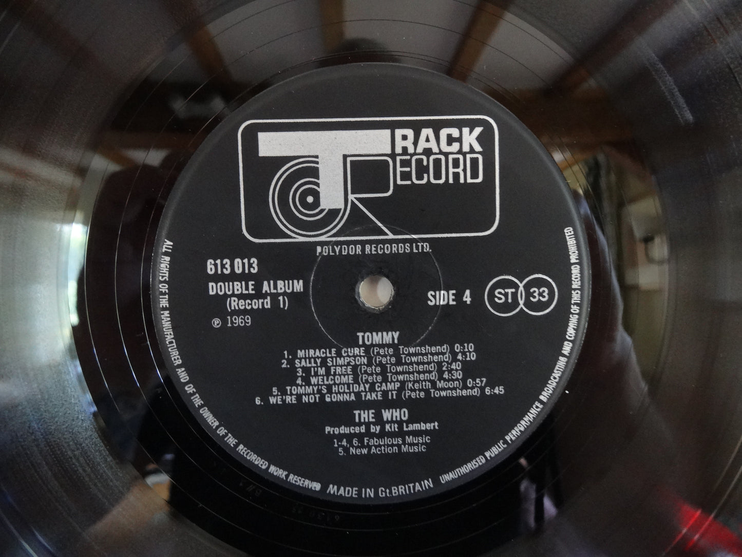 The Who - Tommy, 2xLP, UK1969 Ltd Edition First Press