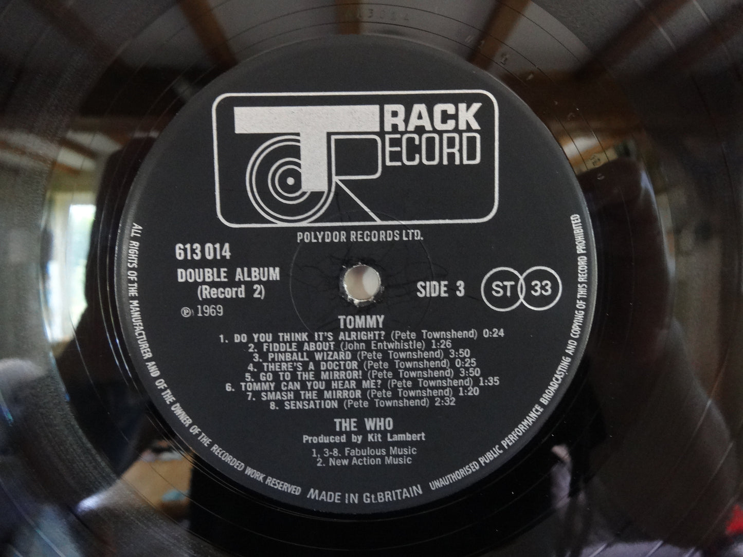 The Who - Tommy, 2xLP, UK1969 Ltd Edition First Press