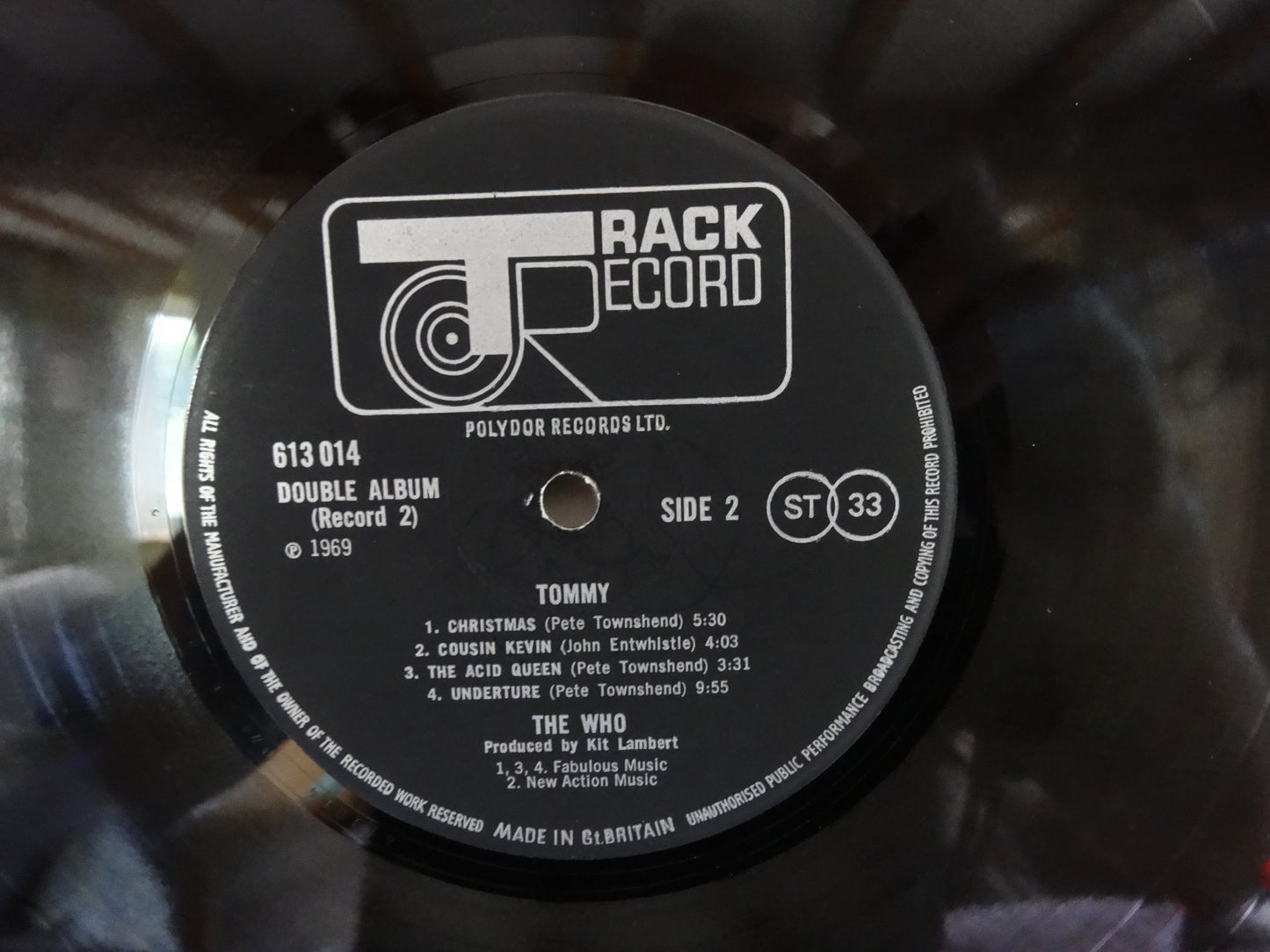 The Who - Tommy, 2xLP, UK1969 Ltd Edition First Press