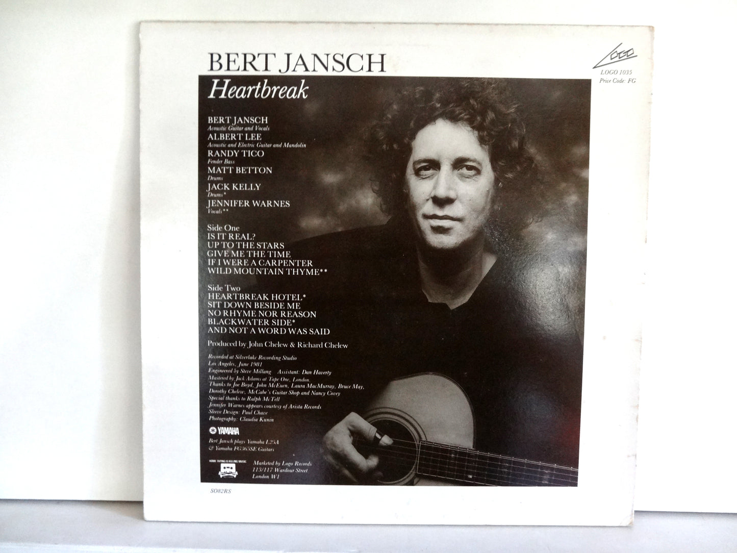 Bert Jansch - Heartbreak, LP, UK1982