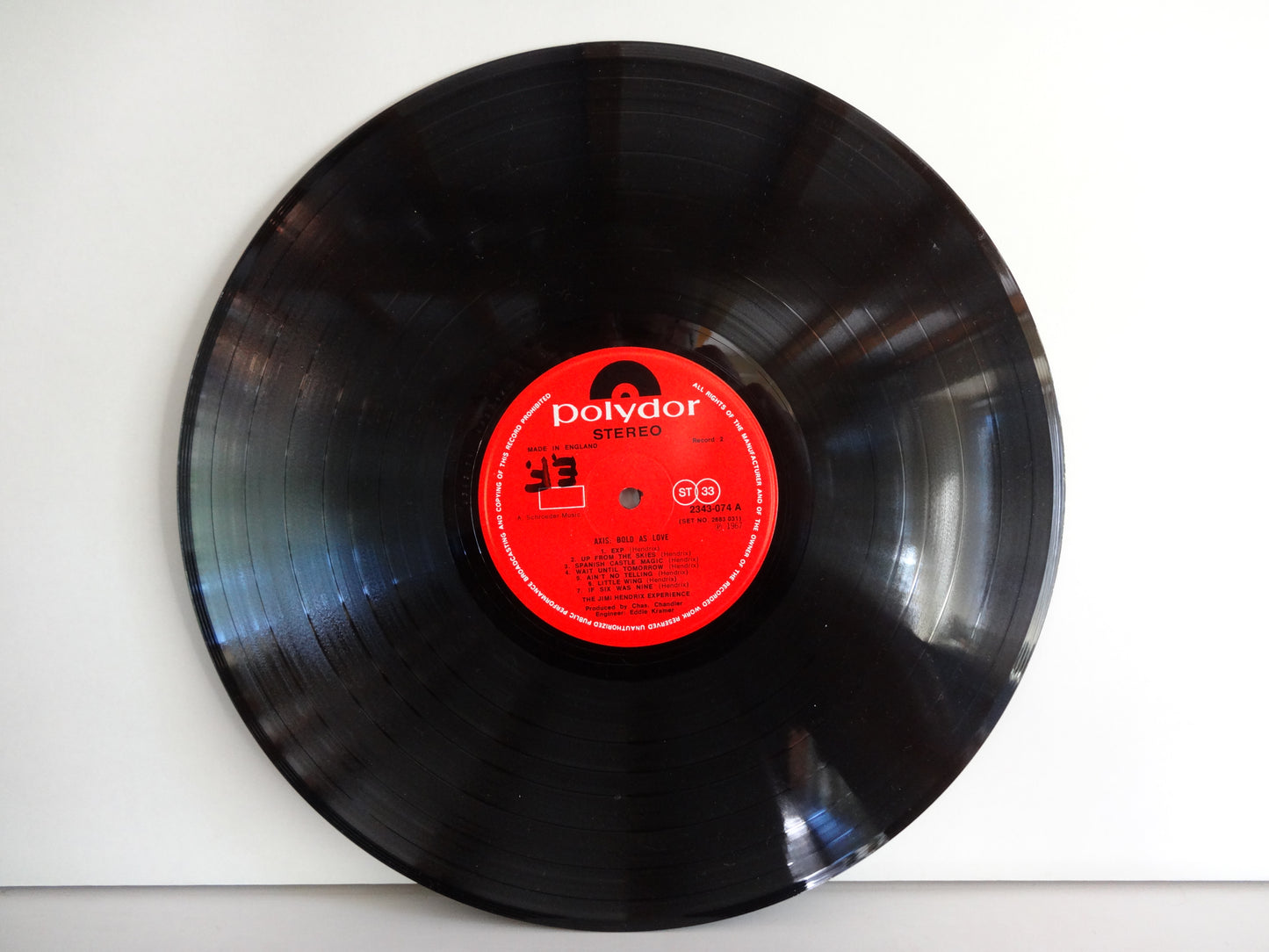 Jimi Hendrix Experience - Axis Bold As Love, LP, UK1967