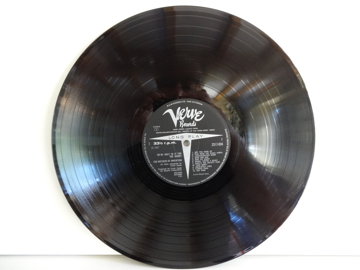 The Mothers Of Invention - We're Only In It For The Money, LP, UK1972