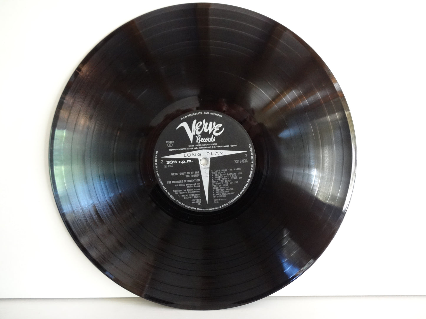 The Mothers Of Invention - We're Only In It For The Money, LP, UK1972