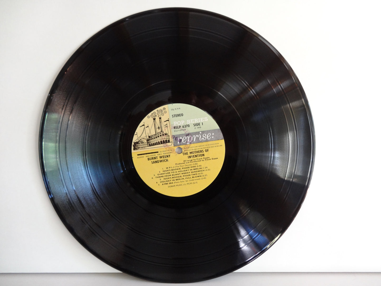 The Mothers Of Invention - Burnt Weeny Sandwich, LP, UK1970