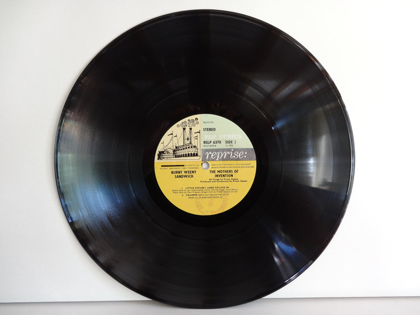 The Mothers Of Invention - Burnt Weeny Sandwich, LP, UK1970