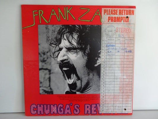 Frank Zappa - Chunga's Revenge, LP, UK1971