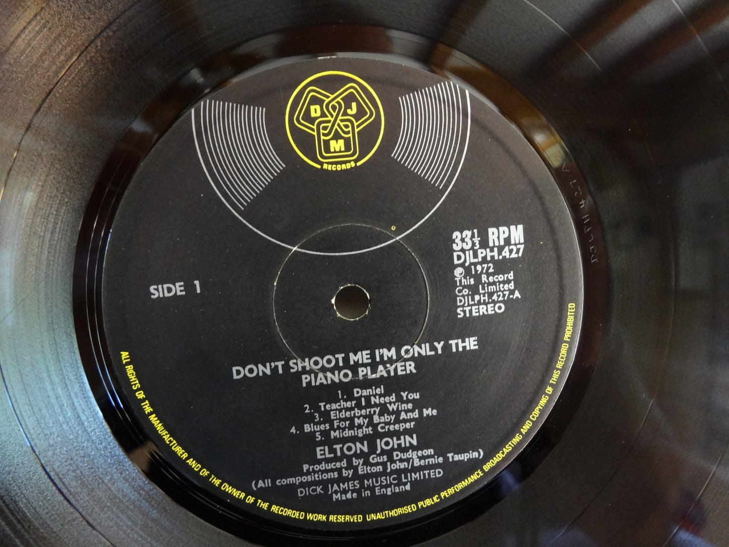 Elton John - Don't Shoot Me I'm Only The PIano Player, LP, UK1973