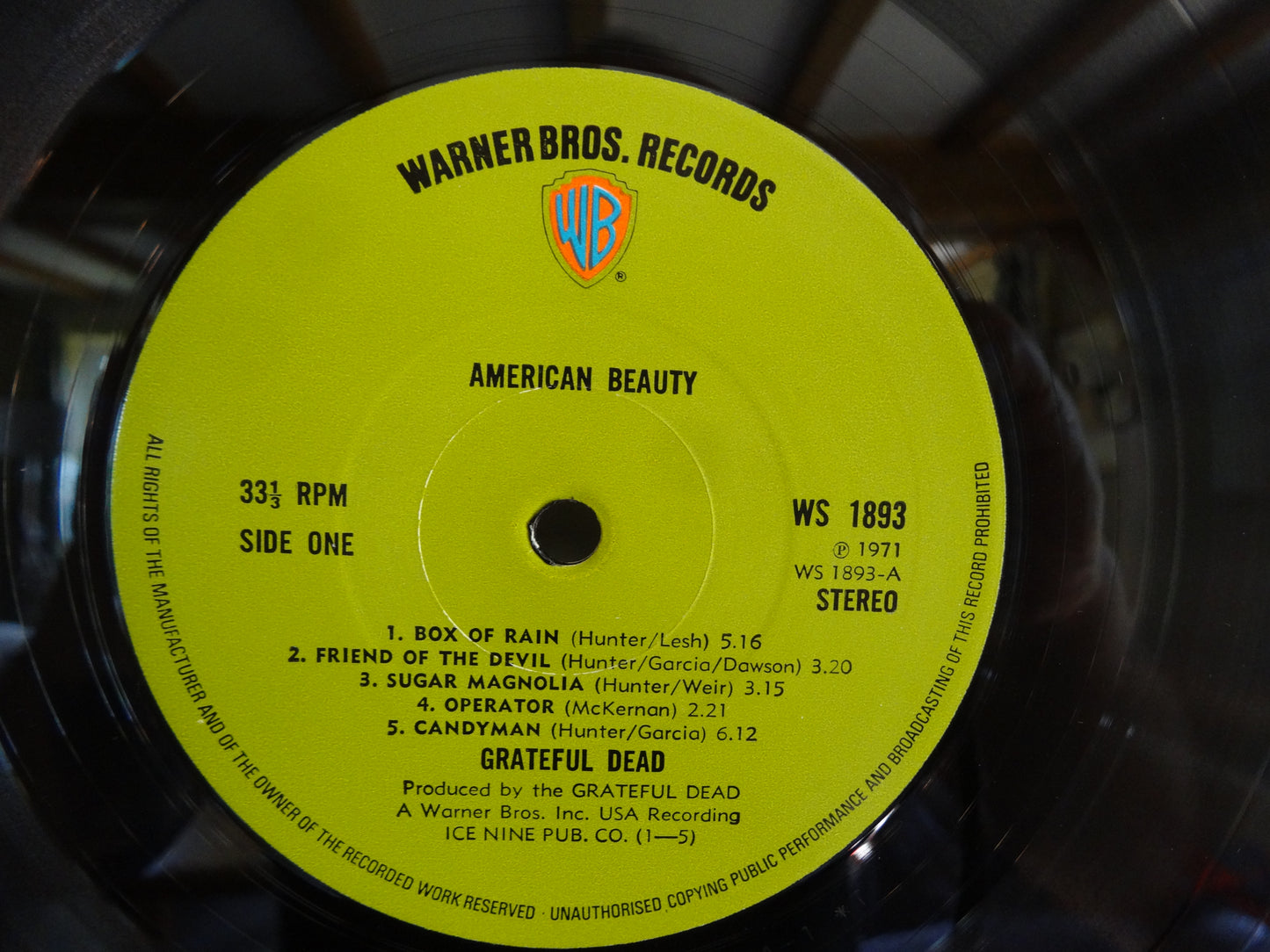 Grateful Dead - American Beauty, LP, UK1971