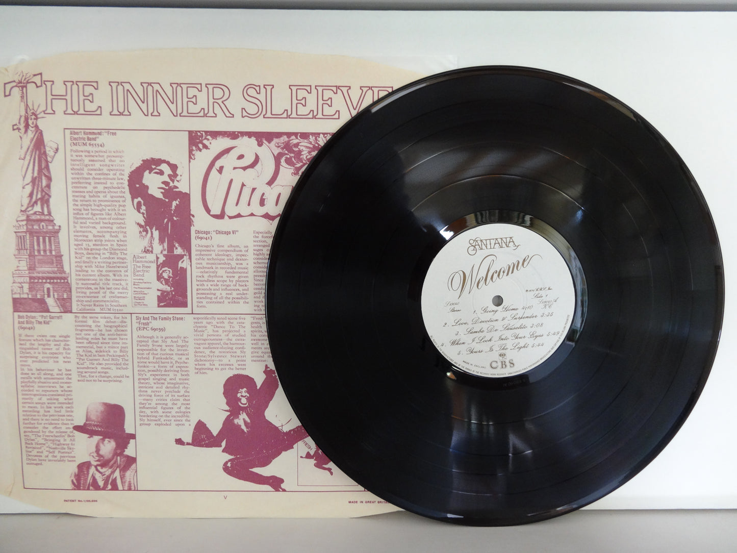 Santana - Welcome, LP, UK1973