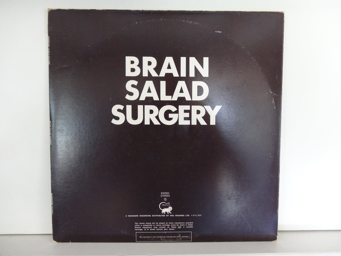 Emerson, Lake and Palmer - Brain Salad Surgery, LP, UK1973