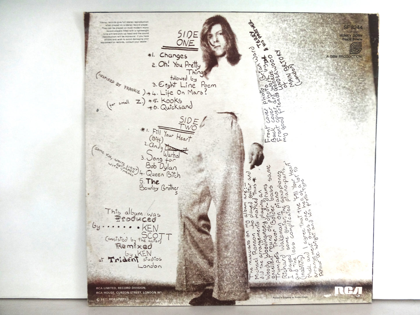 David Bowie - Hunky Dory, LP, UK