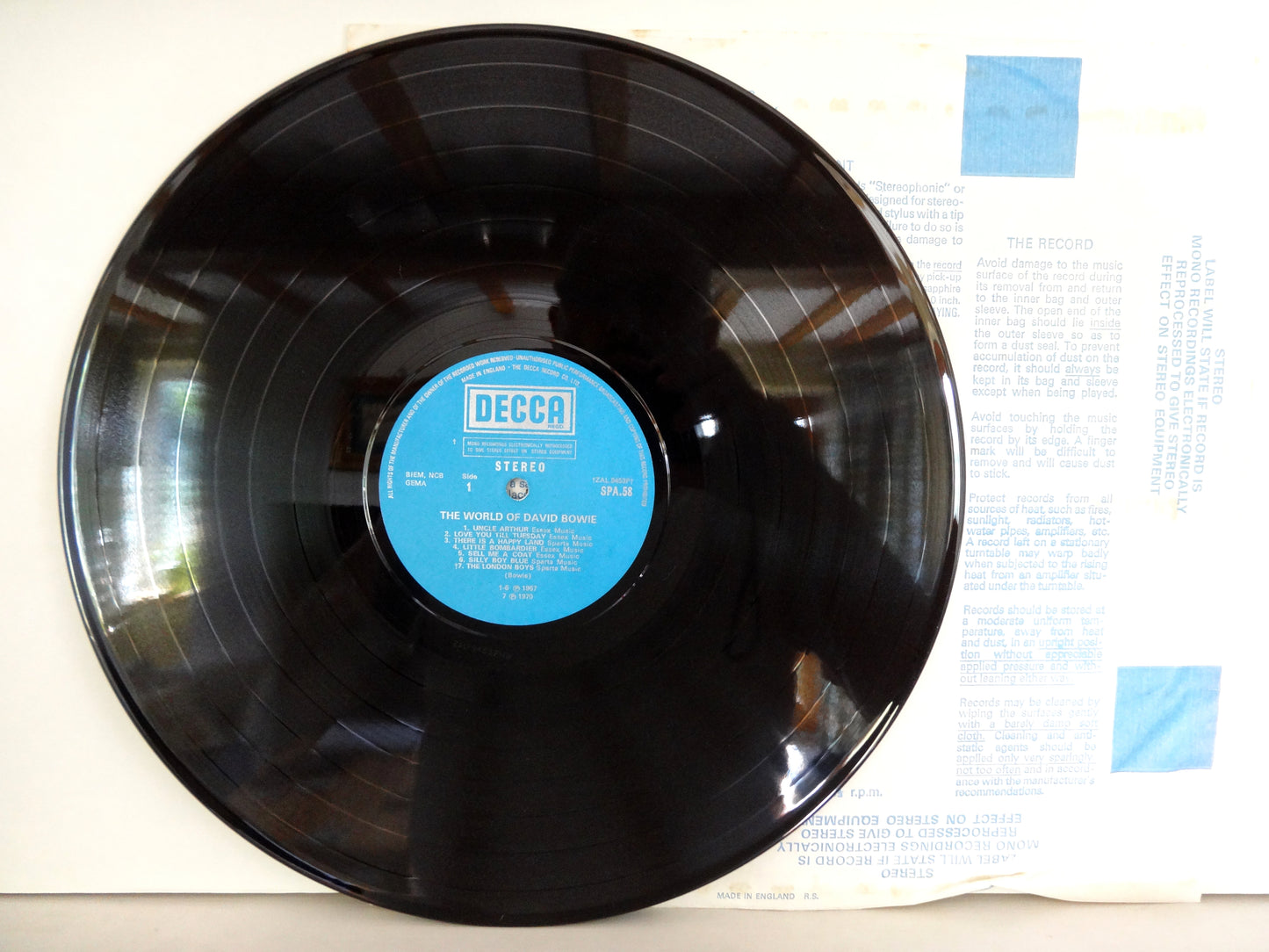 David Bowie - The World Of David Bowie, LP, UK1973