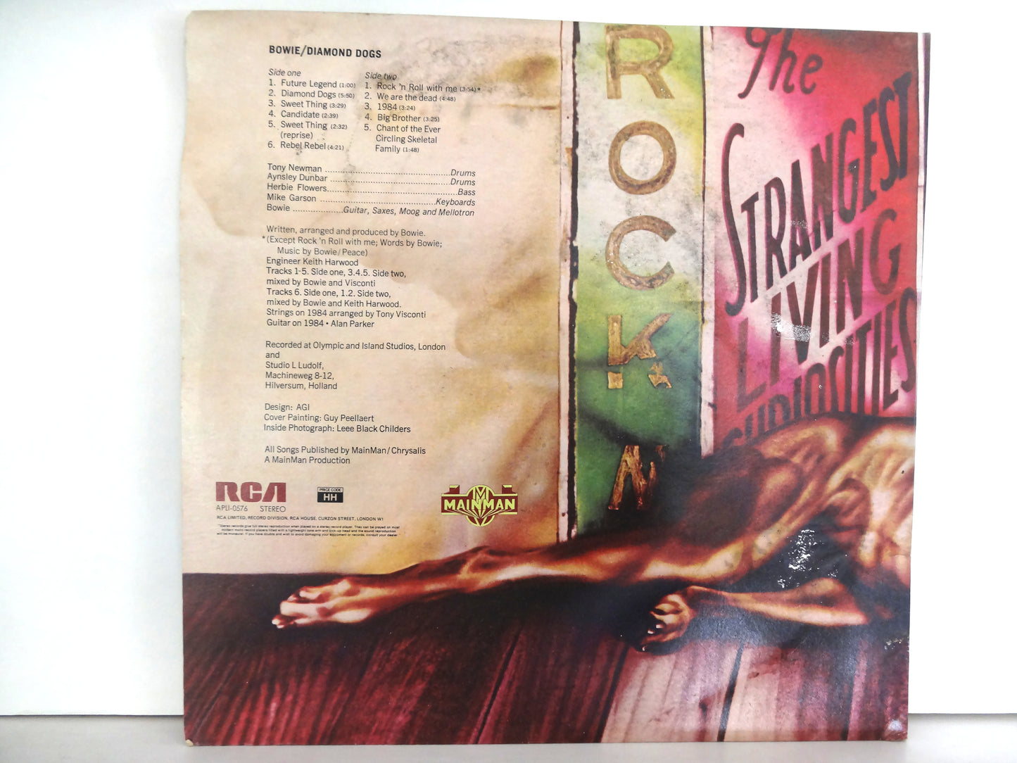 David Bowie - Diamond Dogs, LP, UK1974