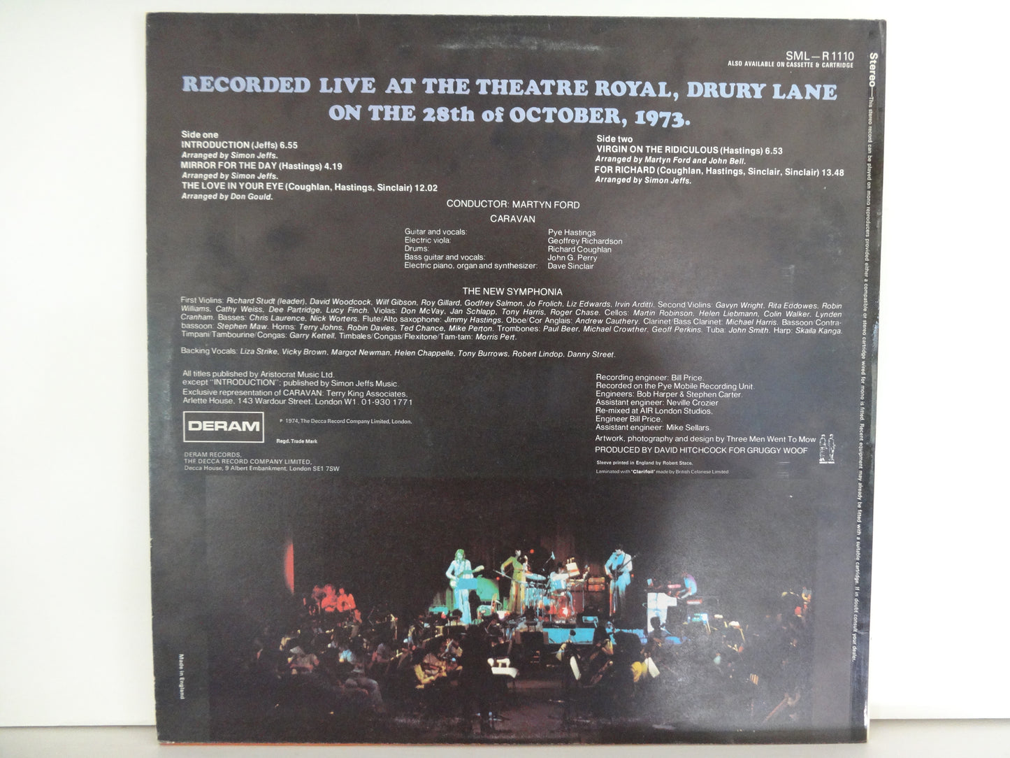 Caravan and the New Symphonia - In Concert, LP, UK1974