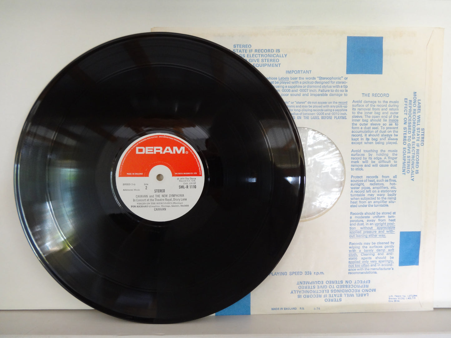 Caravan and the New Symphonia - In Concert, LP, UK1974