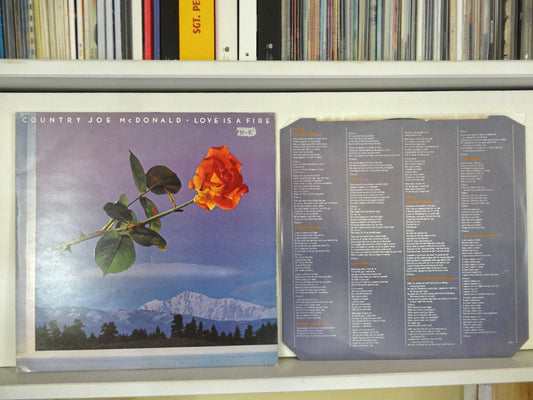 Country Joe McDonald - Love Is A Fire, LP, UK1976