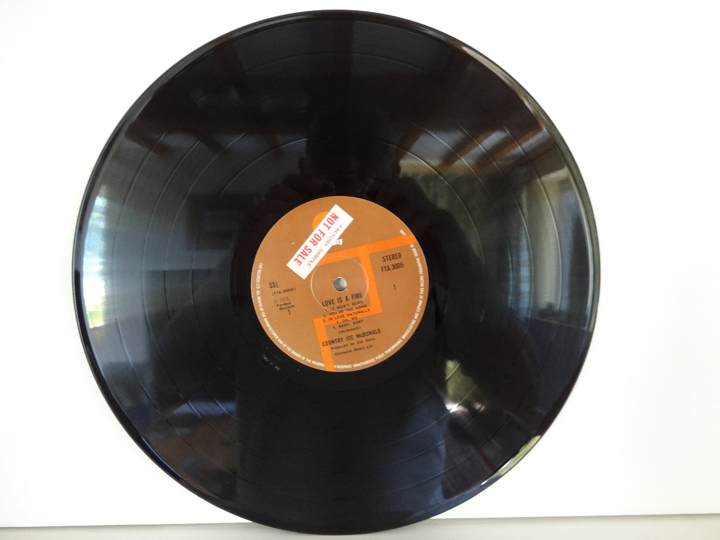 Country Joe McDonald - Love Is A Fire, LP, UK1976