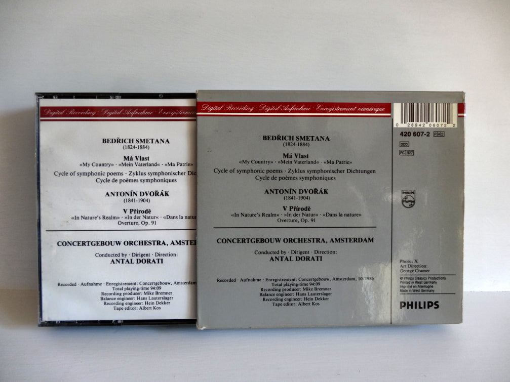 Smetana - Ma Vlast, 1987 CD set
