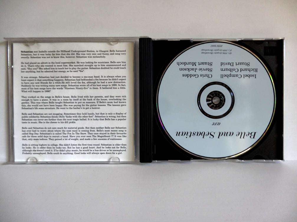 Belle and Sebastian - "Tigermilk", CD, 1999