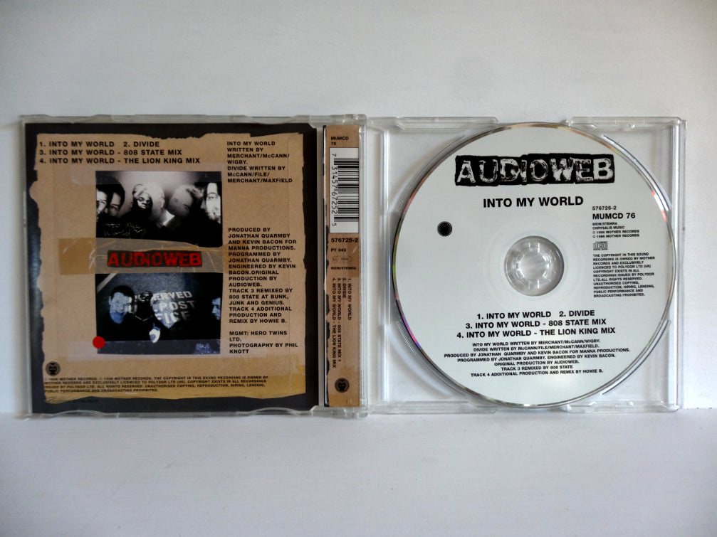 Audioweb - Into My World, CDS, 1996