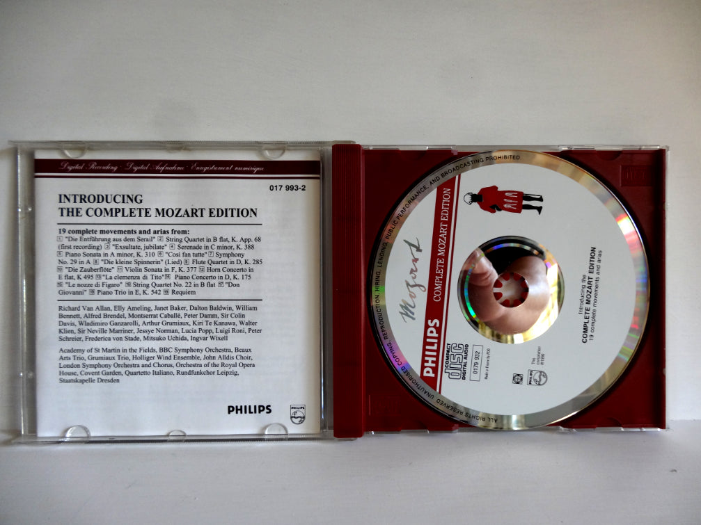 Mozart - Introducing Mozart, CD 1990